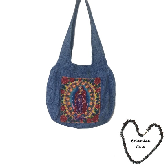 Handbags - Lady GUADALUPE Mexican Saint DOUBLE Sided Purse